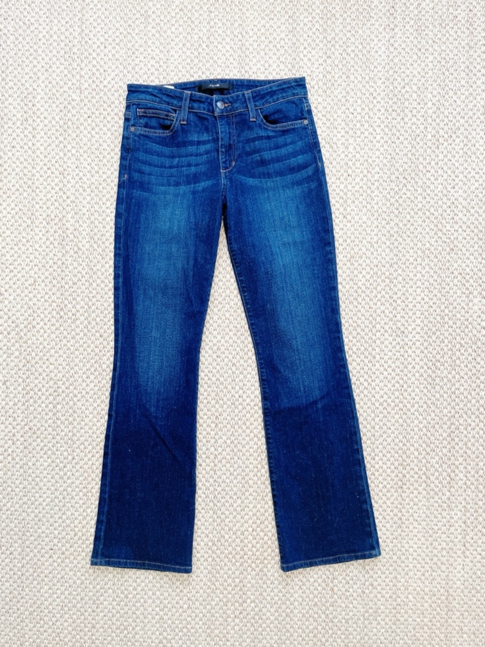 Joe’s Jeans Mid Rise Bootcut Jeans Size 30 Dark Wash Stretch Denim